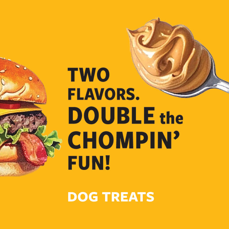 Two flavors double the CHOMPIN' fun!